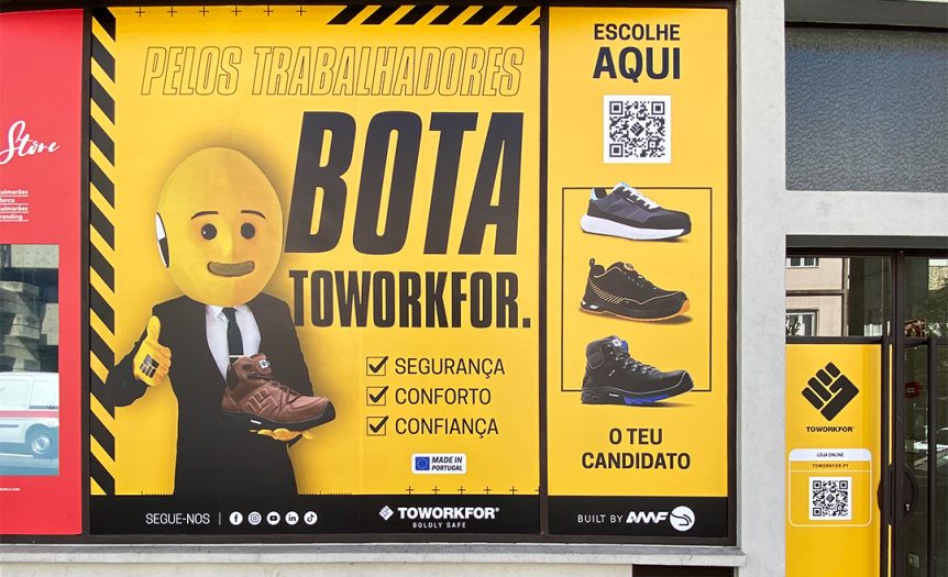 TOWORKFOR Entra na Corrida Eleitoral… com Calçado de Segurança!
