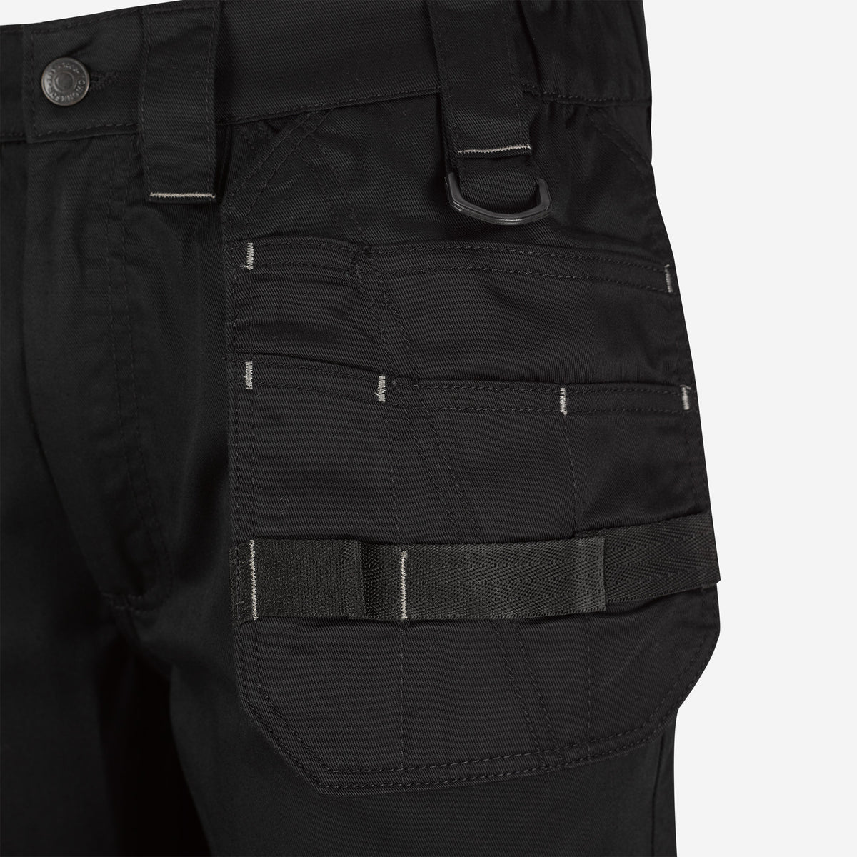 BLACK HOLSTER TROUSERS