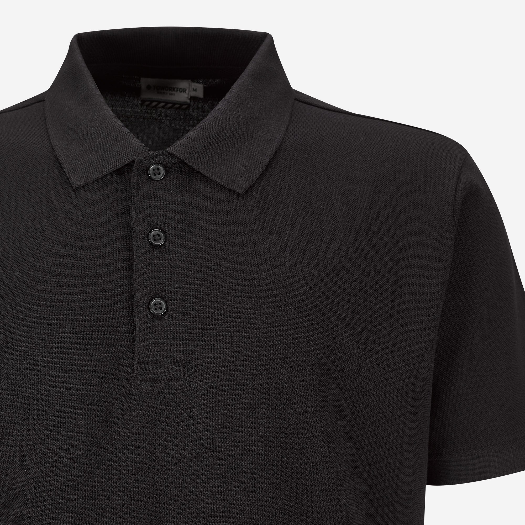 BLACK WORK POLO
