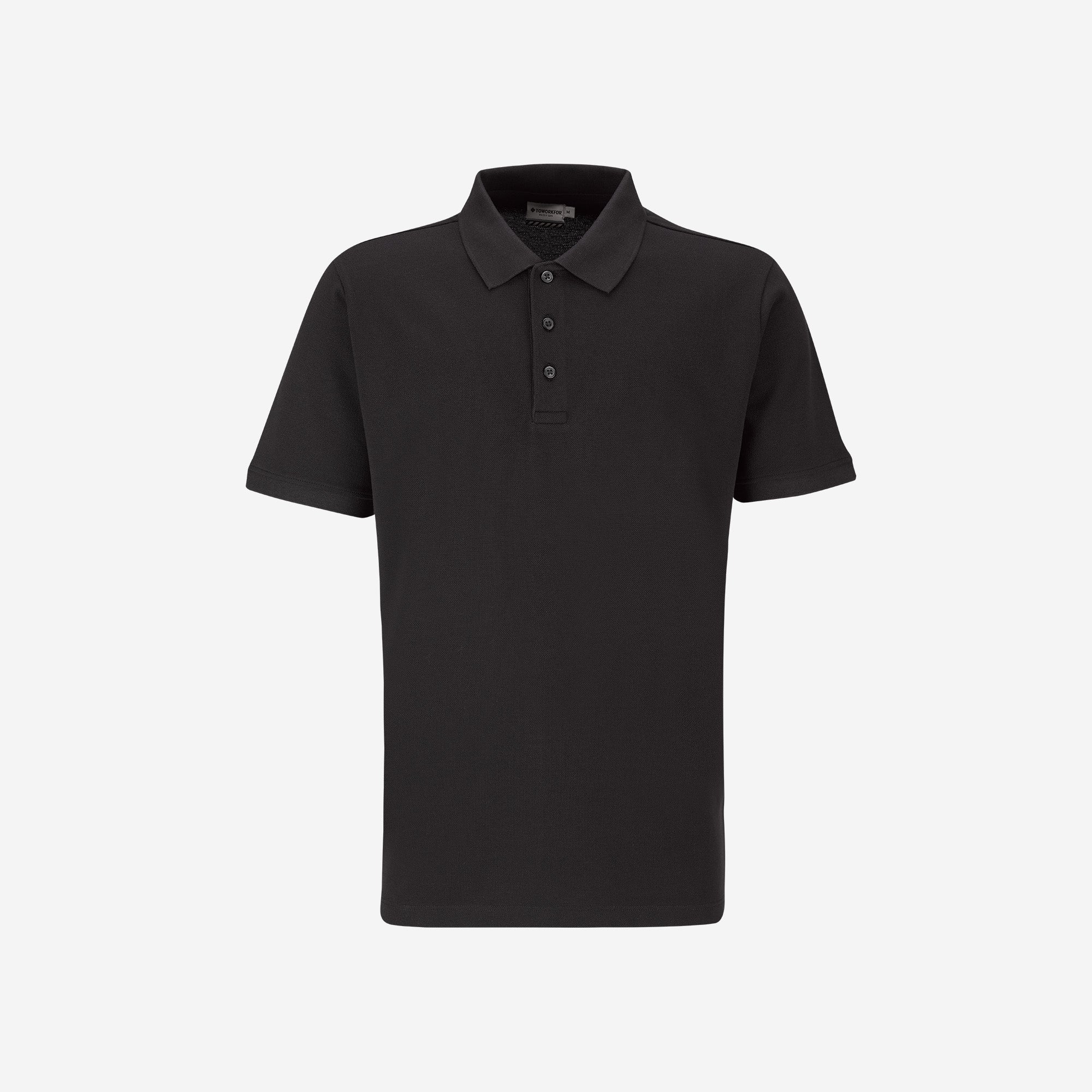 BLACK WORK POLO