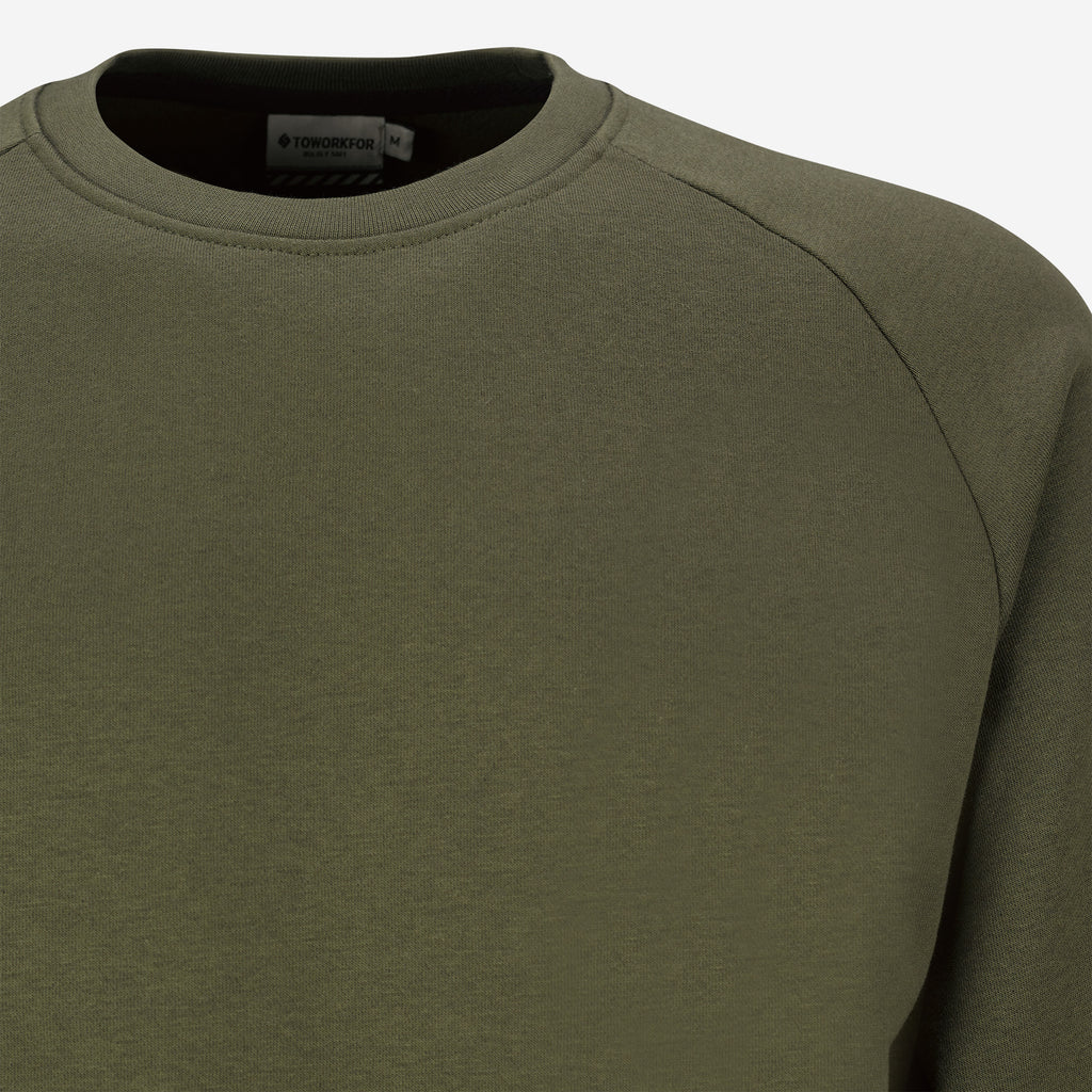 GREEN WORK SWEATSHIRT